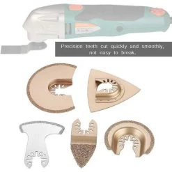 DONTODENT 5pcs Kit D'accessoires Pour Lames De Scie Multi-outils Accessoires Pour Outils Oscillants Multifonctions Lame De Scie Pour Le Ponçage, Le Meulage Et La Coupe 8 DONTODENT 5pcs Kit D'accessoires Pour Lames De Scie Multi-outils Accessoires Pour Outils Oscillants Multifonctions Lame De Scie Pour Le Ponçage, Le Meulage Et La Coupe -Outlet Scie à main et lames de scie Store 65955634 4