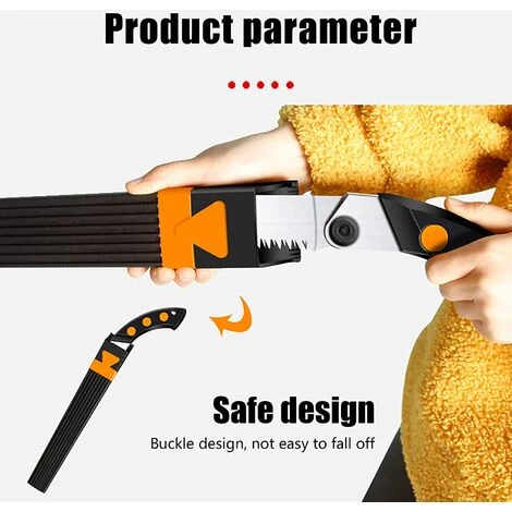 BF Scie à Main D' Élagage Jardin Poignée Droite Scie à élaguer Trois Types De Lames Tranchantes Dentelées, Manche Confortable Avec Scie à Bois Gainée, Tailler Les Arbustes Et Les Os De Bois 4 BF Scie à Main D' Élagage Jardin Poignée Droite Scie à élaguer Trois Types De Lames Tranchantes Dentelées, Manche Confortable Avec Scie à Bois Gainée, Tailler Les Arbustes Et Les Os De Bois – Image 4