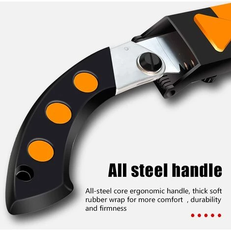 HELLO KITTY BAIN Scie à Main D' Élagage Jardin Poignée Droite Scie à élaguer Trois Types De Lames Tranchantes Dentelées, Manche Confortable Avec Scie à Bois Gainée, Tailler Les Arbustes Et Les Os De Bois 3 HELLO KITTY BAIN Scie à Main D' Élagage Jardin Poignée Droite Scie à élaguer Trois Types De Lames Tranchantes Dentelées, Manche Confortable Avec Scie à Bois Gainée, Tailler Les Arbustes Et Les Os De Bois – Image 3