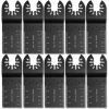 Lot De 10 Lames De Scie Oscillantes Universelles à Dégagement Rapide Pour Fein Multimaster, Porter Rockwell, Black & Decker, Bosch Craftsman Et Plus Encore,Yeurié