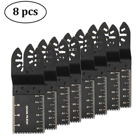 THSINDE Lames De Scie Oscillantes 8 Pièces, Bois Professionnel, Métal, Plastique 2 THSINDE Lames De Scie Oscillantes 8 Pièces, Bois Professionnel, Métal, Plastique – Image 2