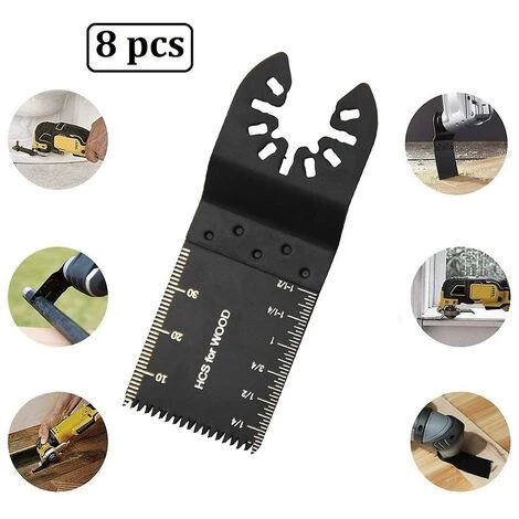THSINDE Lames De Scie Oscillantes 8 Pièces, Bois Professionnel, Métal, Plastique 3 THSINDE Lames De Scie Oscillantes 8 Pièces, Bois Professionnel, Métal, Plastique – Image 3