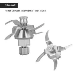 BDD Accessoires De Pièces De Rechange De Lame De Mélangeur D'acier Inoxydable De Lames De Mélangeur Pour Vorwerk Thermomix TM31 -Outlet Scie à main et lames de scie Store 67355850 3