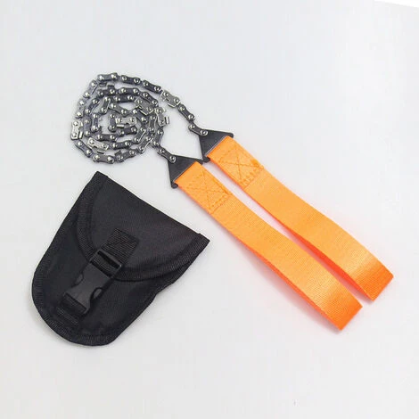 BDD 1 Pièce Tronçonneuse De Survie Portable Avec Poignée De Corde De Parachute Pour Le Camping Randonnée Outils D'urgence 3 BDD 1 Pièce Tronçonneuse De Survie Portable Avec Poignée De Corde De Parachute Pour Le Camping Randonnée Outils D'urgence – Image 3