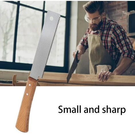 ENLENK Petites Scies à Main Petite Scie à Main à La Main 12 -col -mini Scie Manuelle Avec Dent à Dents Fines Poignée En Bois Pour Bois De Bois Pour Un Usage Industriel 3 ENLENK Petites Scies à Main Petite Scie à Main à La Main 12 -col -mini Scie Manuelle Avec Dent à Dents Fines Poignée En Bois Pour Bois De Bois Pour Un Usage Industriel – Image 3