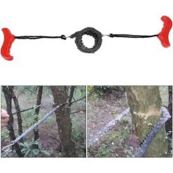 AOUGO Survie Pocket Chain Saw Hand Chainsaw Gear Pour Camping Randonnée Chasse En Plein Air -Outlet Scie à main et lames de scie Store 67704457 5