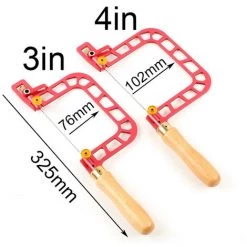 LIFCAUSAL Scie à Fil Manuelle En Acier Allié Cadre En Alliage D'aluminium Scie à Chantourner Scies à Chantourner Scie à Main Outil à Main Bleu 4 Pouces 9 LIFCAUSAL Scie à Fil Manuelle En Acier Allié Cadre En Alliage D'aluminium Scie à Chantourner Scies à Chantourner Scie à Main Outil à Main Bleu 4 Pouces -Outlet Scie à main et lames de scie Store 67837836 5