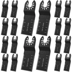 20 Pcs Lames De Scie Oscillantes Pour Bois Kit De 35mm Outil Multifonction Saw Blades Accessoires Kit Lames De Scie Oscillantes Serrage Rapide Pour Bosch Fein Craftsman Ephé