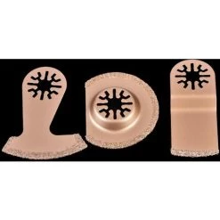 Multifonction Saw Blades Accessoires Kit,3 Pièces Lame De Scie Universelle En Carbure à Segments Oscillants Universels Pour Carrelage De Mortier De Coulis De Béton Ephé -Outlet Scie à main et lames de scie Store 67860657 4