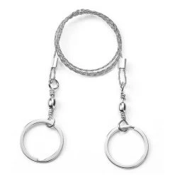 YIENJAOY AGILITY 2 Pack Survie En Acier Inoxydable Main Poche Fil Scie Extérieure D'urgence De Sauvetage Gear Kit Pour Camping Randonnée Chasse