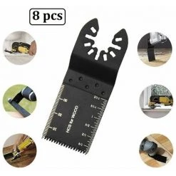Cisea Lames De Scie Oscillantes 8 Pièces, Bois Professionnel, Métal, Plastique -Outlet Scie à main et lames de scie Store 68076232 3