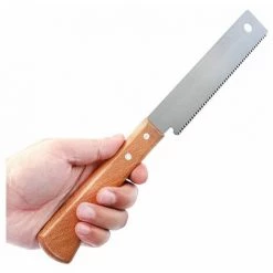 QERSTA Petite Scie à Main, Scie à Bois 12 Pouces, Poignée En Bois Scie à Traction Domestique Précise, Outil De Garniture De Coupe Affleurante, Pour Travail Du Bois, Lagage De Jardin
