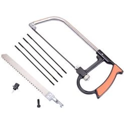 Outlet Scie à main et lames de scie Store 15 TANCYCO Scie à Main à Cadre De Scie à Métaux Avec 6 Lames De Scie Alternative 6 Pouces Deux Angles De Sciage 45 ° 90 ° Pour Les Tuyaux En Plastique PVC Et Le Travail Du Bois