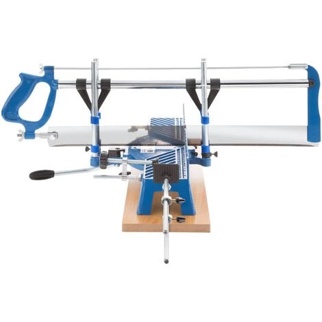 TECTAKE Scie à Onglets Manuelle Lame 550 Mm En Aluminium - Bleu 2 TECTAKE Scie à Onglets Manuelle Lame 550 Mm En Aluminium - Bleu – Image 2