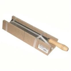 FISCHER DAREX - Boîte à Onglet - Bois - 300 Mm + Scie à Dos