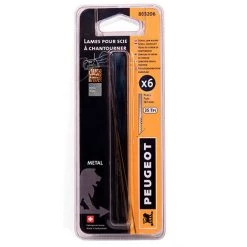 PEUGEOT PSP Jeu De 6 Lames à Chantourner 127 X 0,40 X 0,85 Mm - 35 TPI - 803206 - Peugeot